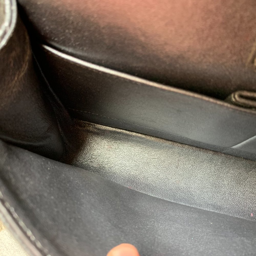 Chanel medium classic caviar bag pearly charcoal - Picture 11 of 13